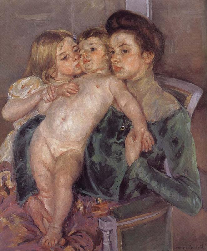 Mary Cassatt Kiss Sweden oil painting art